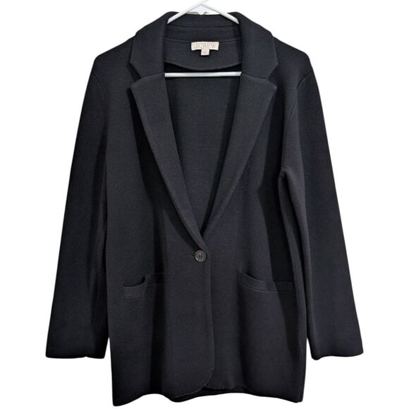 J. Crew Sweaters - J. Crew Cecile relaxed sweater-blazer Women's S Black - BF013